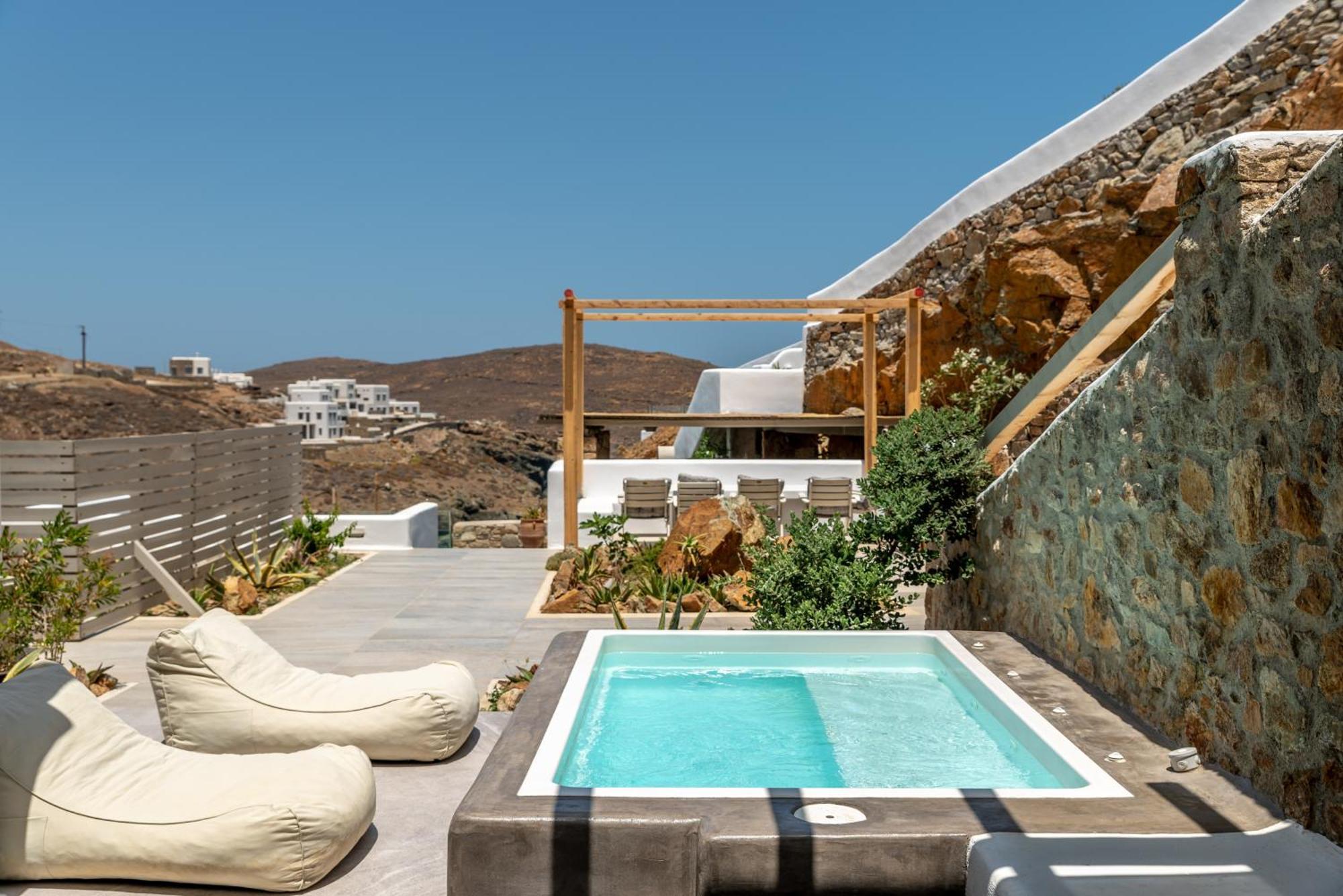 Miramare Suites Mykonos Merchia Beach Экстерьер фото